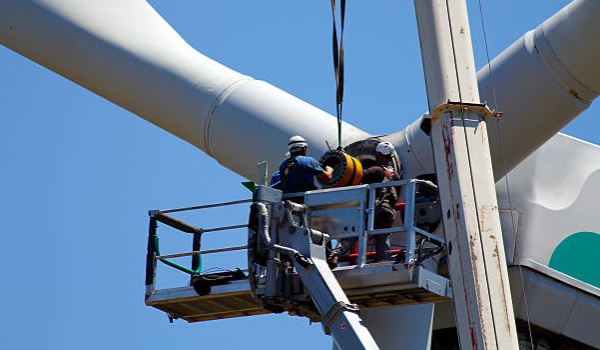 Galeforce Energy performing wind turbine blade shroud repair services restoring aerodynamic efficiency, structural integrity, and performance across United States turbines.